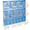 12 Mini Bucket Peg Wall Accessory Organizer Kit Pegboard Panel
